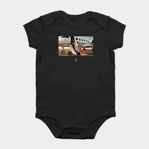 firstclassqueen royal force one Baby Bodysuit by FirstClassQueen